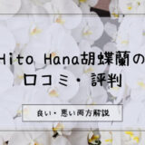 【評判悪い？】Hito Hanaの胡蝶蘭に関する口コミを徹底調査！
